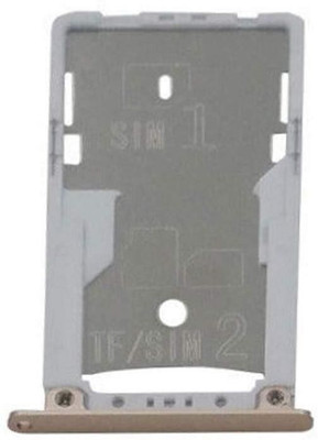 BestChoice Sim Card Tray(Compatible With SIM Card Slot Tray Holder Replacement Part for Xiaomi Redmi 4(Gold)