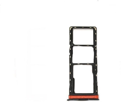 Hynaty Sim Card Tray(Compatible With TECNO SPARK 10 4G KI5Q (BLACK))