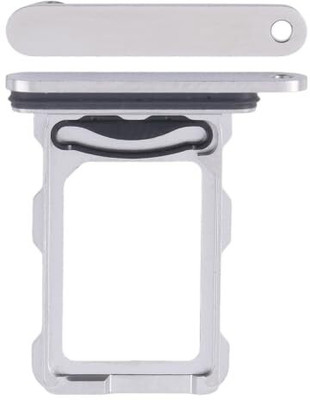 Hynaty Sim Card Tray(Compatible With IPHONE 16 PRO MAX (SILVER))