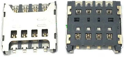 spareology Sim Card Tray(Compatible With Moto C Plus : Red)