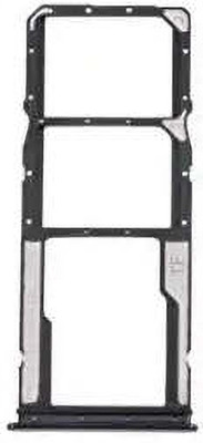 spareology Sim Card Tray(Compatible With Mi Note 11S : Black)