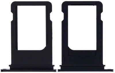 Sandreezz Sim Card Tray(Compatible With Apple iPhone 7 Plus - Black)