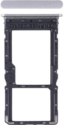 Hynaty Sim Card Tray(Compatible With XIAOMI REDMI 12 5G (SILVER))
