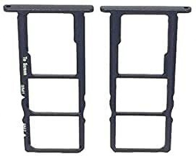 spareology Sim Card Tray(Compatible With Nokia 3.2 Black)