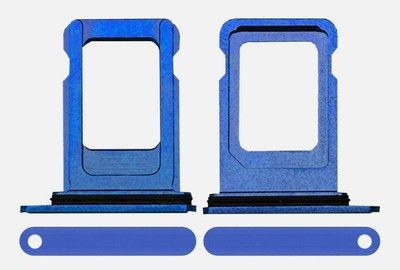 Sandreezz Sim Card Tray(Compatible With Apple iPhone 12 - Blue)