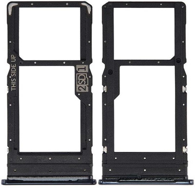 Sparevilla Sim Card Tray(Compatible With Motorola Moto G100 - Black)