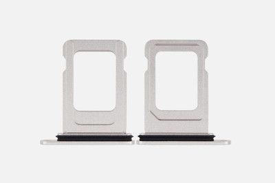 Sandreezz Sim Card Tray(Compatible With Apple iPhone 14 - Silver)