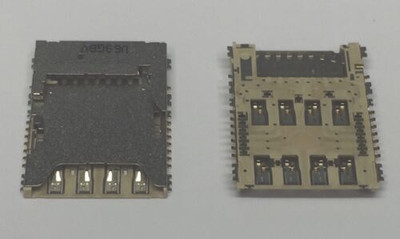 spareology Sim Card Tray(Compatible With Samsung Galaxy J3 2016 Silver)