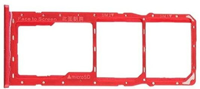 SPAREWARE Sim Card Tray(Compatible With Realme C3-Red)