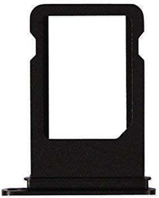 spareology Sim Card Tray(Compatible With Nokia 7 Plus Black)