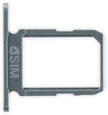 Sparevilla Sim Card Tray(Compatible With Samsung Galaxy S6 -Black)