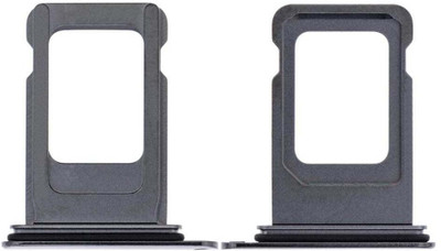 Shockware Sim Card Tray(Compatible With iPhone XS Max Single Black)