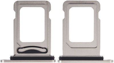 Sparevilla Sim Card Tray(Compatible With iPhone 15 Pro Max -White)