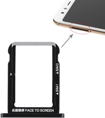 HNVIEW Sim Card Tray(Compatible With Redmi mi A2 ORIGINAL AND COMPATIBLE (black)
