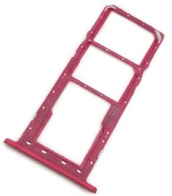 Zeflotech Sim Card Tray(Compatible With Motorola Moto G8 Power Lite -Red)