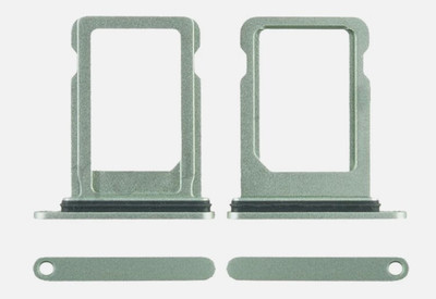 Sandreezz Sim Card Tray(Compatible With Apple iPhone 12 Mini - Green)