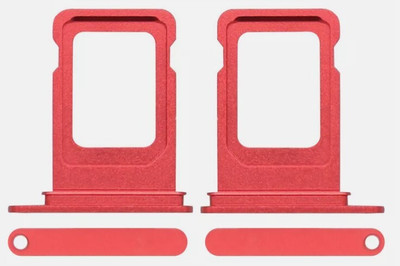 Sandreezz Sim Card Tray(Compatible With Apple iPhone 13 Mini - Red)