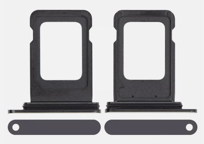 Sandreezz Sim Card Tray(Compatible With Apple Iphone 11 Pro - Grey)