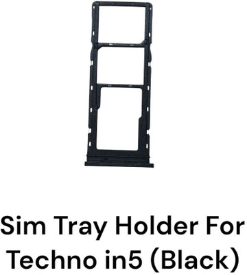 Shree Rp Enterprese Sim Card Tray(Compatible With Infinix In5 Black)