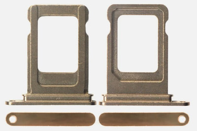 Sandreezz Sim Card Tray(Compatible With Apple Iphone 14 Pro - Gold)