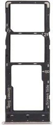 VRAVMO Sim Card Tray(Compatible With INFINIX HOT 8 X650D (SILVER))