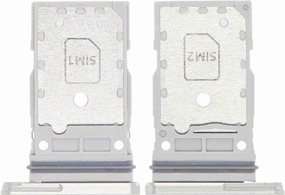 HNVIEW Sim Card Tray(Compatible With SAMSUNG S21 FE ORIGINAL AND COMAPTIBLE SIM SLOT HOLDER (WHITE))