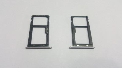 MAXOUT Sim Card Tray(Compatible With Replacement Sim Tray For Lenovo K5 Note - (Silver))