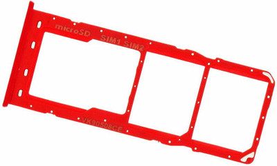SPAREWARE Sim Card Tray(Compatible With Samsung Galaxy F41 : Red)