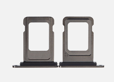 Sandreezz Sim Card Tray(Compatible With Apple Iphone 15 Pro - Black Titanium)