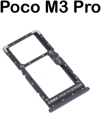 Norway Sim Card Tray(Compatible With Poco M3 pro (Power Black) Original)