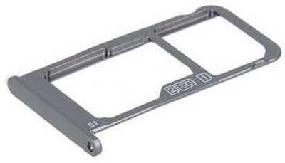 spareology Sim Card Tray(Compatible With Nokia 7.1 Silver)