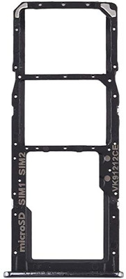 FDIXHUB Sim Card Tray(Compatible With Samsung Galaxy A51 sim Card Tray Holder : BLACK)