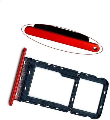 Ufixit Sim Card Tray(Compatible With Motorola Moto E7 Power Red)