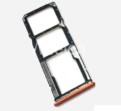 VRAVMO Sim Card Tray(Compatible With REDMI 9 POWER (ORANGE))