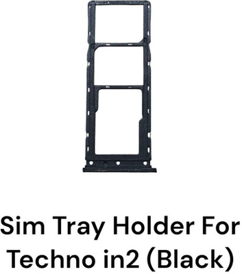 Shree RP Enterprises Sim Card Tray(Compatible With Life Style Rp Enterprises Sim Tray Holder Compatible for Techno in2 (Black))