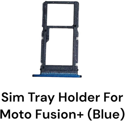 Shree RP Enterprises Sim Card Tray(Compatible With Motorola Moto One Fusion Blue)