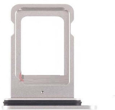 Shockware Sim Card Tray(Compatible With iPhone 15 Pro Single White)