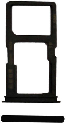 spareology Sim Card Tray(Compatible With Vivo Y66 Black)