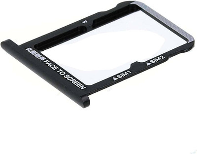 spareology Sim Card Tray(Compatible With Mi A2 Black)