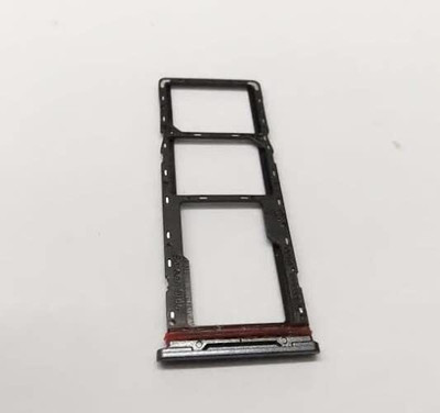 Shockware Sim Card Tray(Compatible With Tecno Spark 7 KF6 Magnet Black)