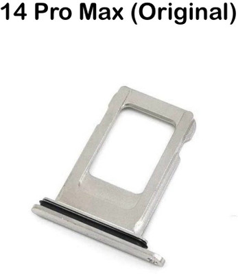 Norway Sim Card Tray(Compatible With iPhone 14 Pro Max starlight (silver) Original)