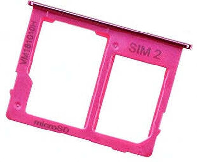 spareology Sim Card Tray(Compatible With Samsung Galaxy J4 core Pink Pink)