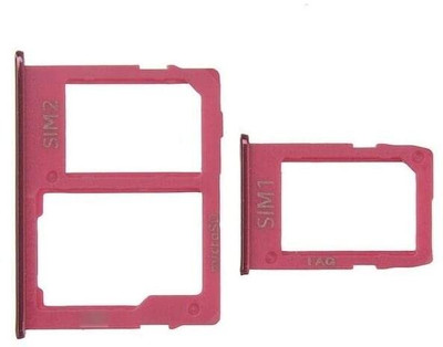 SPAREWARE Sim Card Tray(Compatible With Samsung Galaxy J6 Plus - Red)