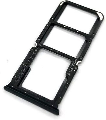 Sparevilla Sim Card Tray(Compatible With Oppo A16 : Crystal Black)