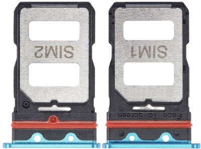 Sandreezz Sim Card Tray(Compatible With Xiaomi Poco F2 Pro - Blue)