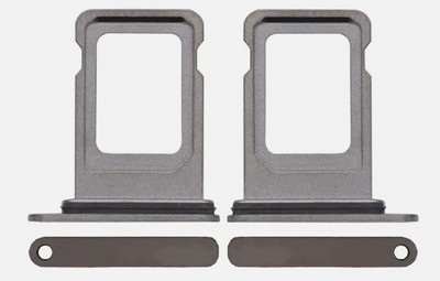 Sandreezz Sim Card Tray(Compatible With Apple Iphone 13 Pro Max - Grey)