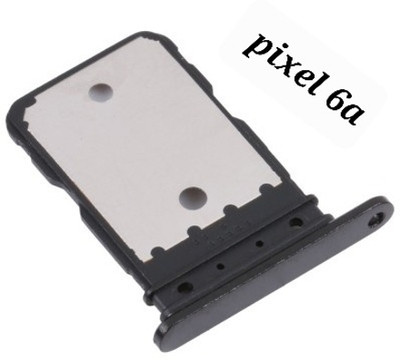 HNVIEW Sim Card Tray(Compatible With GOGGLE PIXEL 6A OG SIM SLOT SIM TRAY ( BLACK)