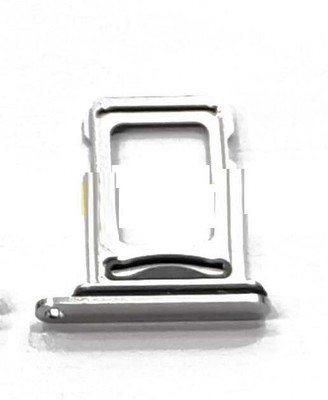spareology Sim Card Tray(Compatible With iPhone 16 Pro Max Silver)