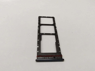 spareology Sim Card Tray(Compatible With Infinix Hot 12 Pro (X668C) : Black)