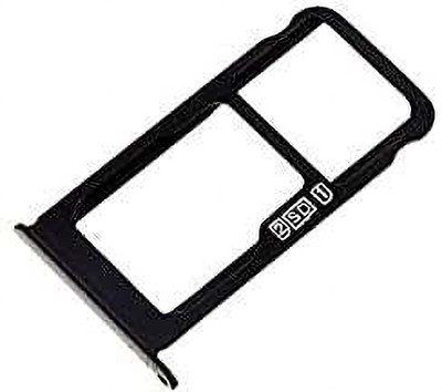 spareology Sim Card Tray(Compatible With Nokia 6.1 Plus Black)